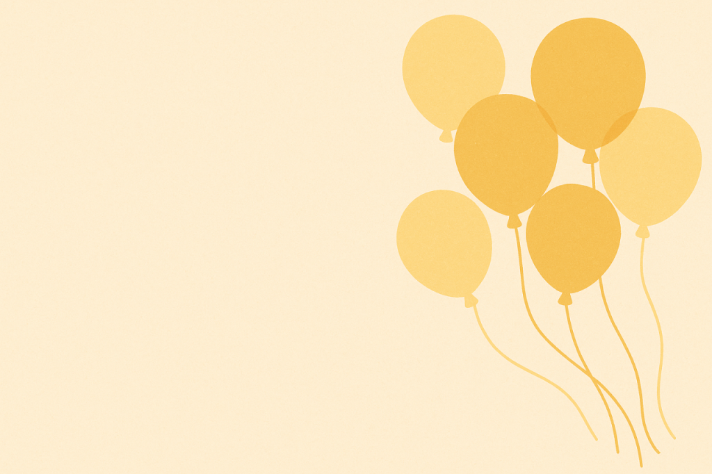Fête minimaliste