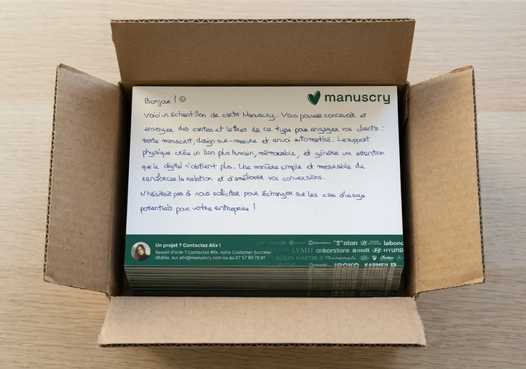 Exemple de courrier Manuscry