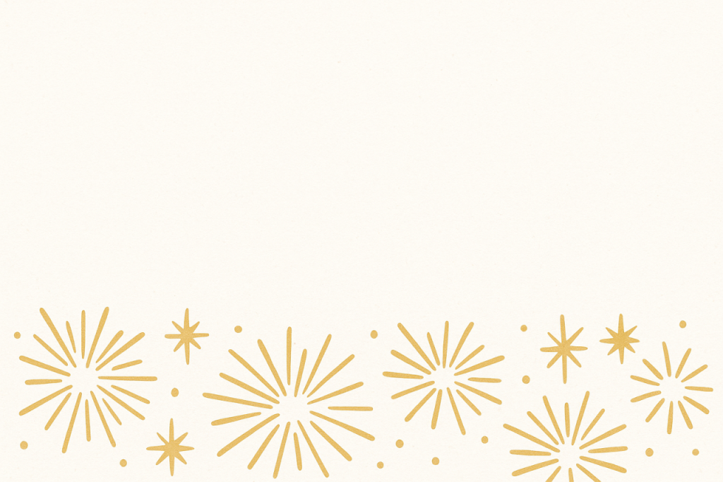 Étoiles dorées festives