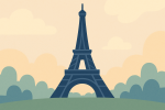 Tour Eiffel abstraite