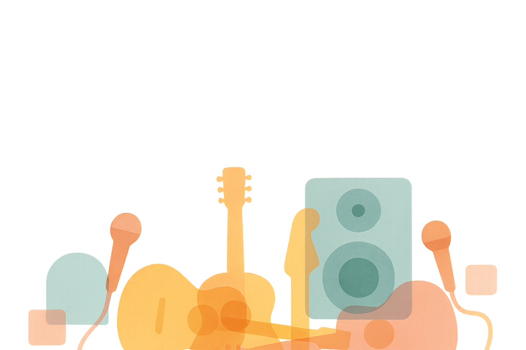 Instruments musicaux abstraits