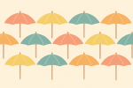 Parasols colorés