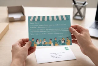 Envoyer une carte aux commandes livrées à l'international, via Shopify