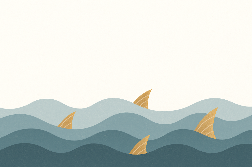 Vagues et ailerons