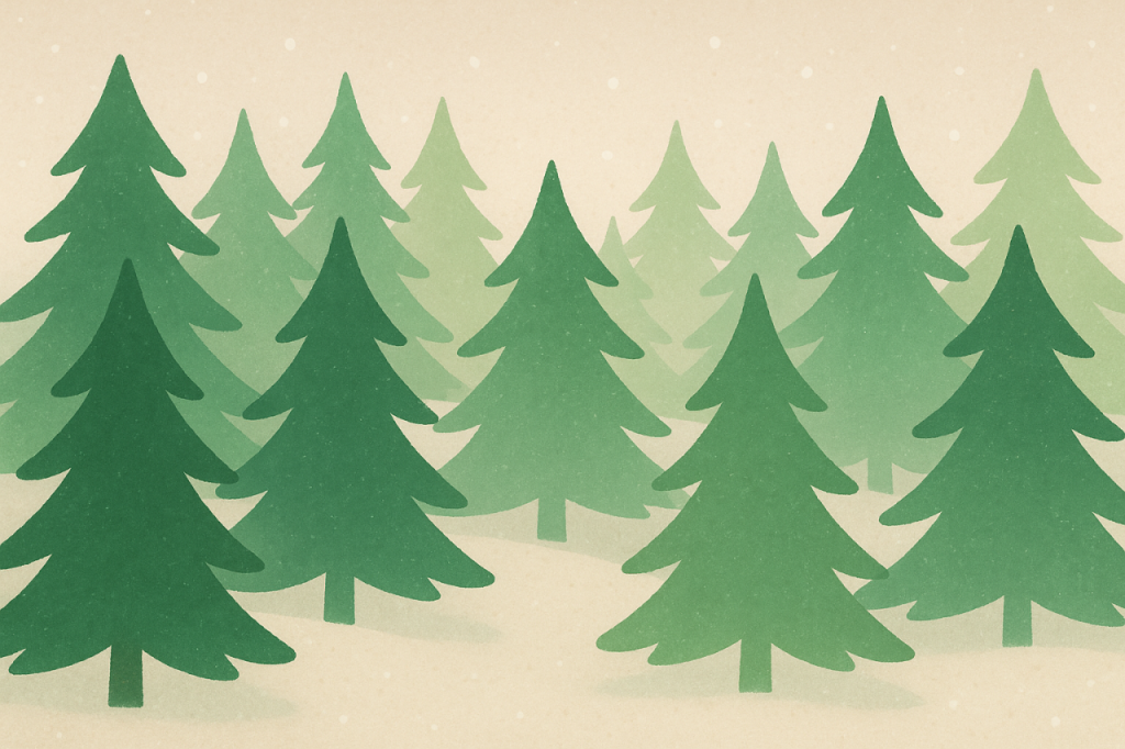 Forêt de sapins