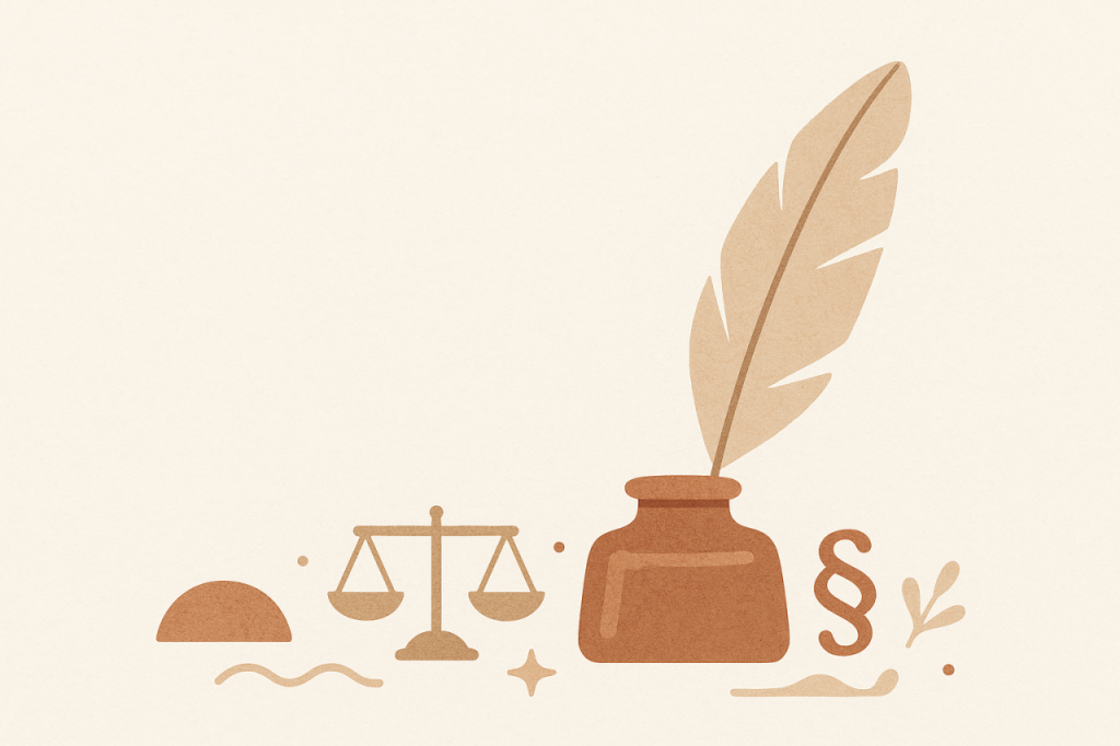 Justice et plume