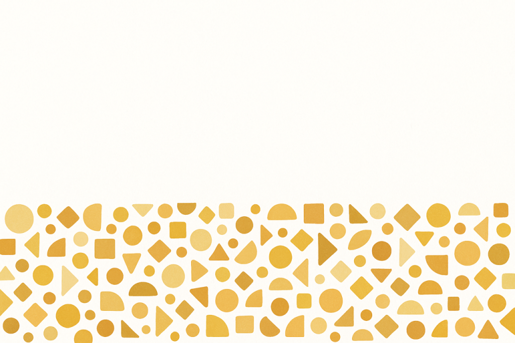 Motifs géométriques dorés