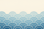 Vagues stylisées bleues