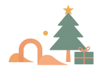 Éléments festifs doux