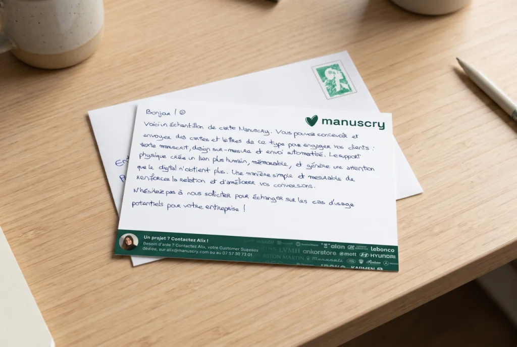 Exemple de courrier Manuscry