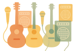 Instruments musicaux abstraits