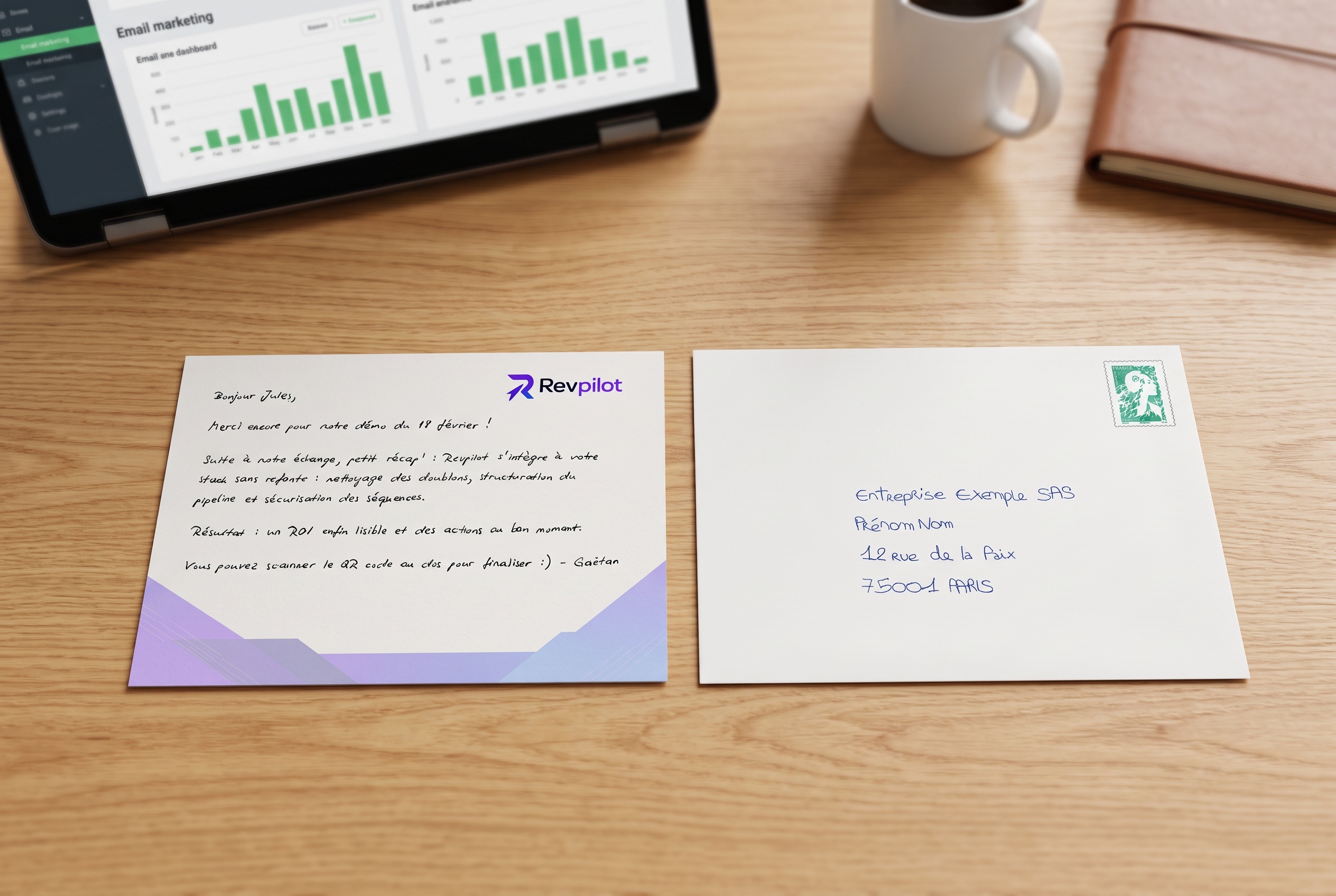 Envoyer une carte quand une campagne se termine pour le lead sans conversion, via lemlist