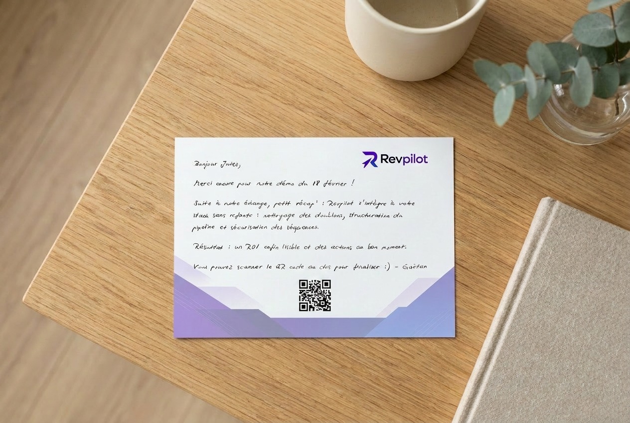 Envoyer une carte quand une organisation reçoit un label, via Pipedrive