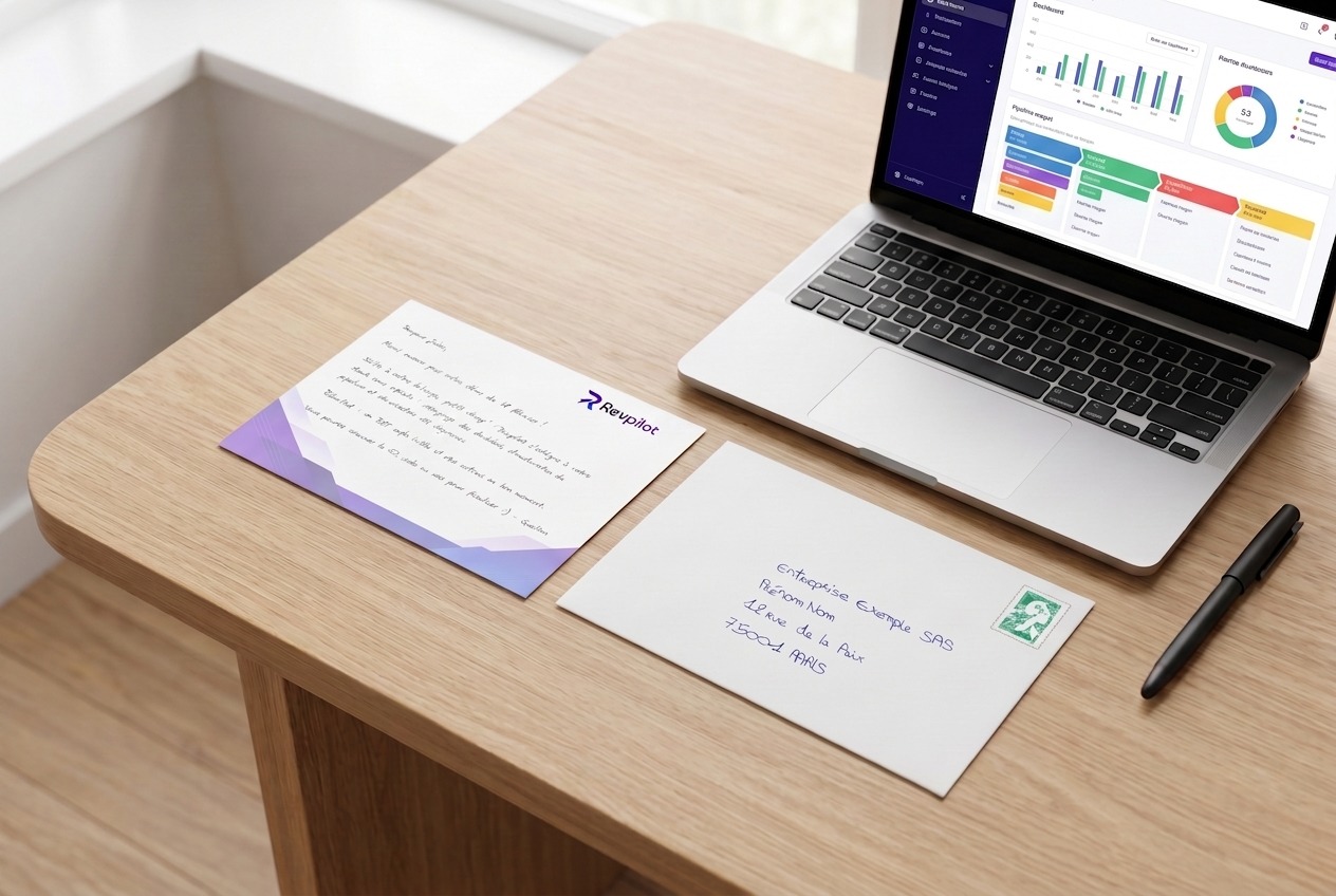Envoyer une carte suite au passage d'un compte en client, via Salesforce